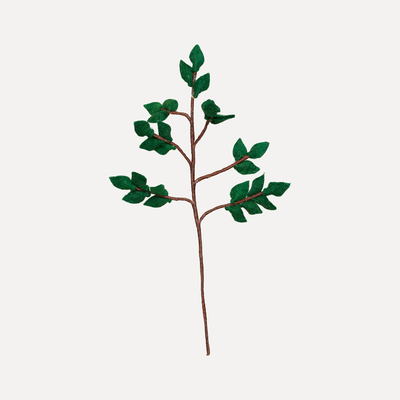 UND - Tovede blomster og greiner Kvist med grønne blader - UND Signature 