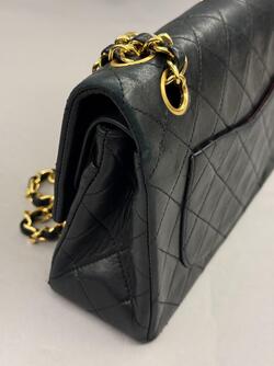 Chanel Double Classic Flap Small  Svart - Chanel