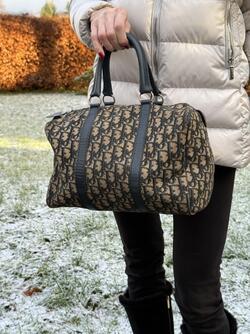 Dior Trotter Boston Bag  blå - Dior