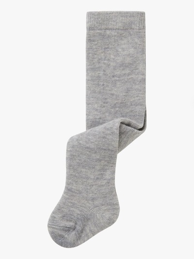 Name It Wak Wool Pantyhouse Solid GREY MELANGE - Name It
