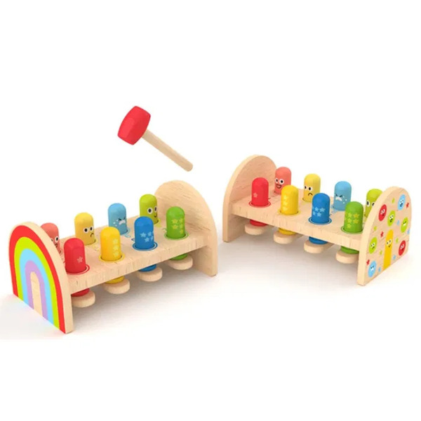 Hape Rainbow Hammer Bench