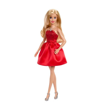 Barbie Fashionista 80th Anniversary Ruby Red Doll Rød - Barbie