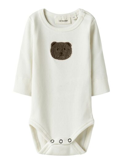 NBNTONTO LS SLIM BODY LIL ATELIER coconut milk - LIL`ATELIER