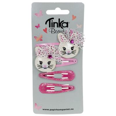 HÅRKLIPS BUNNY 4 STK TINKA BEAUTY Bunny - Tinka