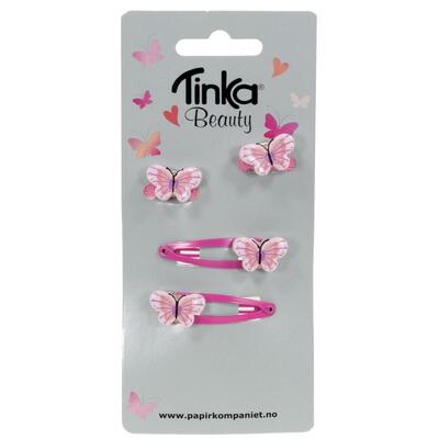 HÅRCLIPS/STRIKK SOMMERFUGL TINKA BEAUTY Sommerfugl Hårstrekk og klemmer - Tinka