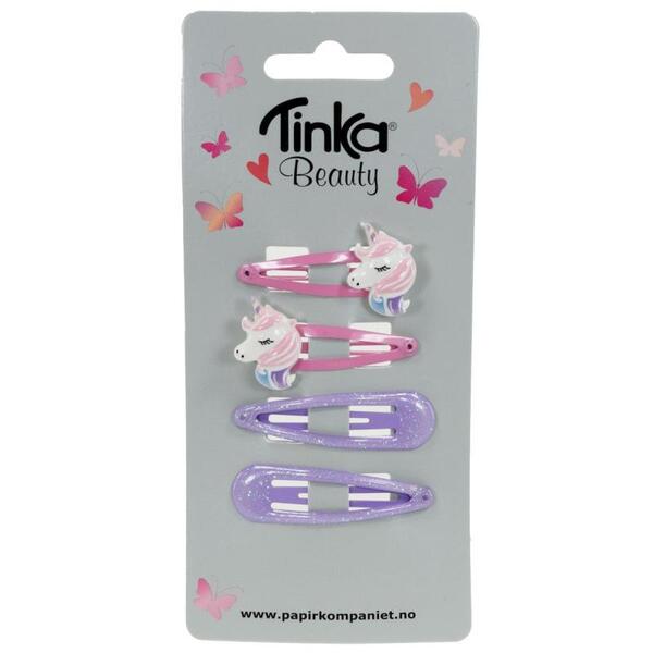 HÅRCLIPS 4 STK UNICORN TINKA BEAUTY