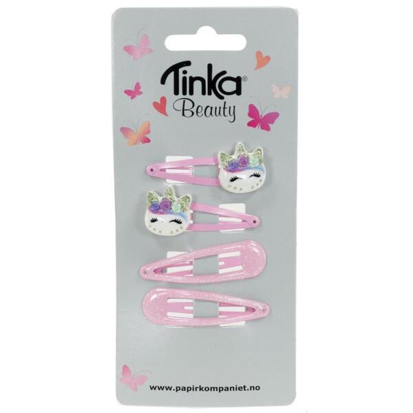 HÅRCLIPS UNICORN 4 STK TINKA BEAUTY