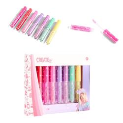 LIPGLOSS W GLITTER&SCENTED 7PCS CREATE IT! LIPGLOSS - Sminke