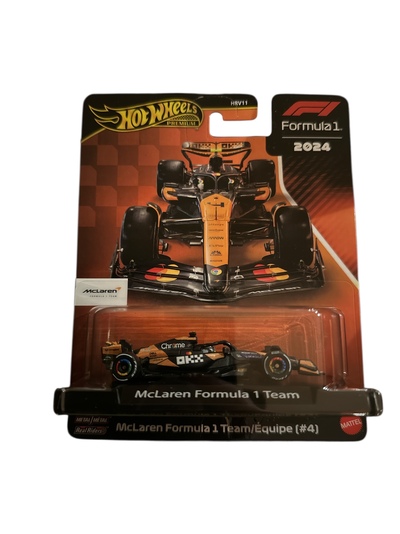 Hot Wheels F1 Racing Premium McLaren Formula 1 Team/Equipe (#4) (#4) - Hot Wheels