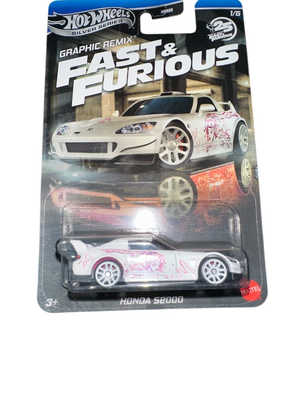 Hot Wheels Silver Fast & Furious 1:64 Honda S2000