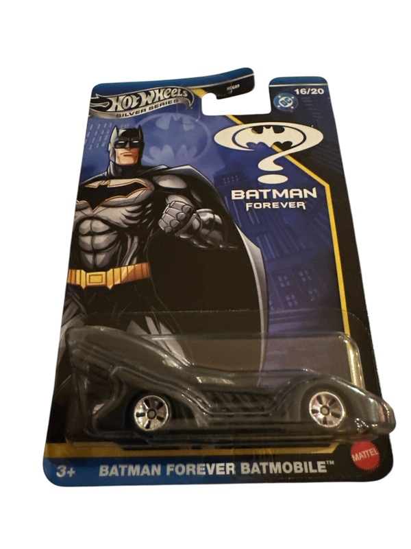 Hot Wheels Silver Batman 1:64 Batman Forever Batmobile