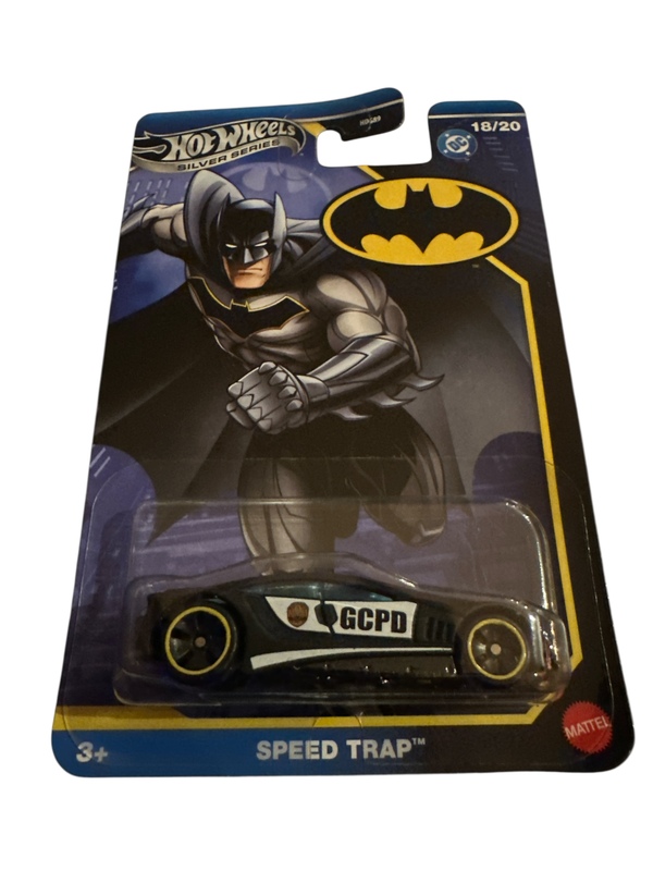 Hot Wheels Silver Batman 1:64 Speed Trap