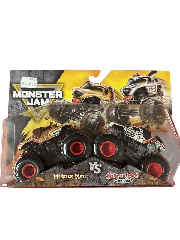Monster Jam 1:64 Marvel 2 Pack Asst. Monster Mutt VS Monster Mutt-Dalmatian