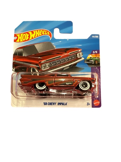 Hot Wheels 1:64 '59 Chevy Impala - Layin' Low 2/5 2026 59 Chevy Impala - Hot Wheels