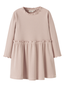 NMFNORA LS DRESS LIL Cameo Rose - LIL`ATELIER