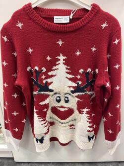 NKNREBO LS KNIT Jester Red - Name It