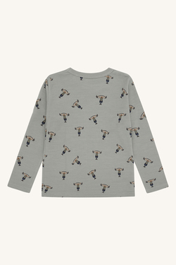 HCAbba Strong Man trøye ull/bambus Forest Fog - Hust & Claire