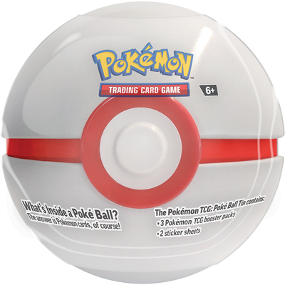 Pokémon Tin Pokeball 25 Hvit - pokèmon