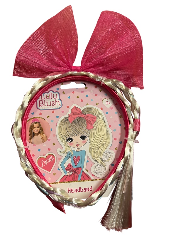 PAKKE HÅRBØYLE MED FLETTE LULU BLUSH