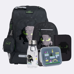 Beckmann Active Air FLX skolesekk sett, Pixel - levering februar - NYHEIT 2026 Pixel - Beckmann