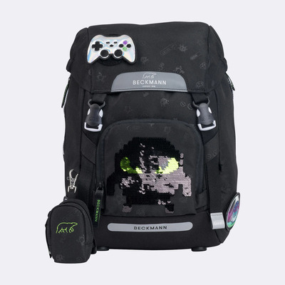 Beckmann Classic skolesekk, Pixel - levering februar - NYHEIT 2026 Pixel - Beckmann