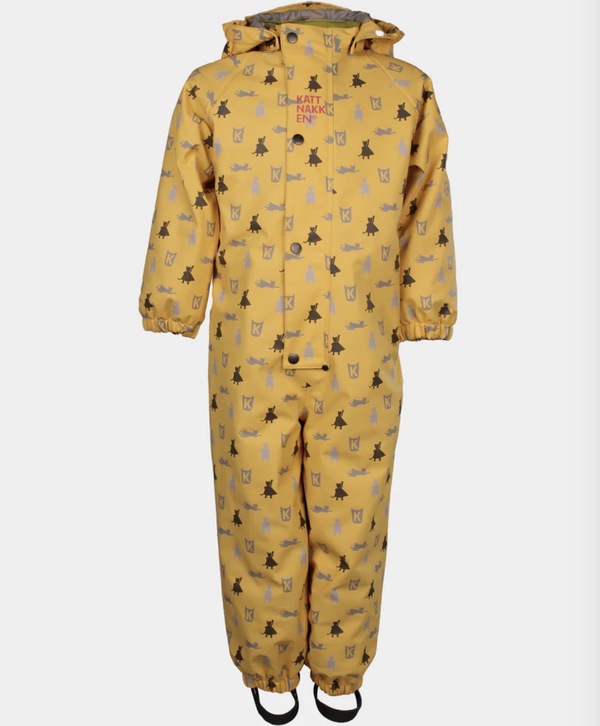 Kattnakken Heilårsregndress Hagl Bananskum 