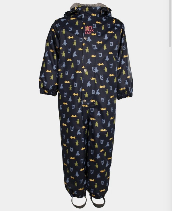 Kattnakken Heilårsregndress Hagl Marine 