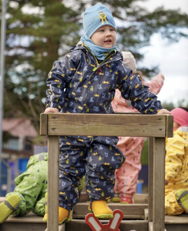 Kattnakken Heilårsregndress Hagl Marine 