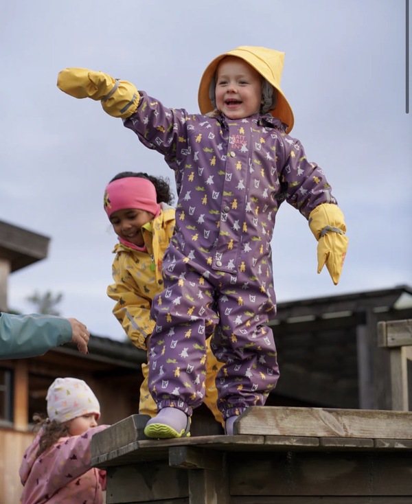 Kattnakken Heilårsregndress Hagl Viola 