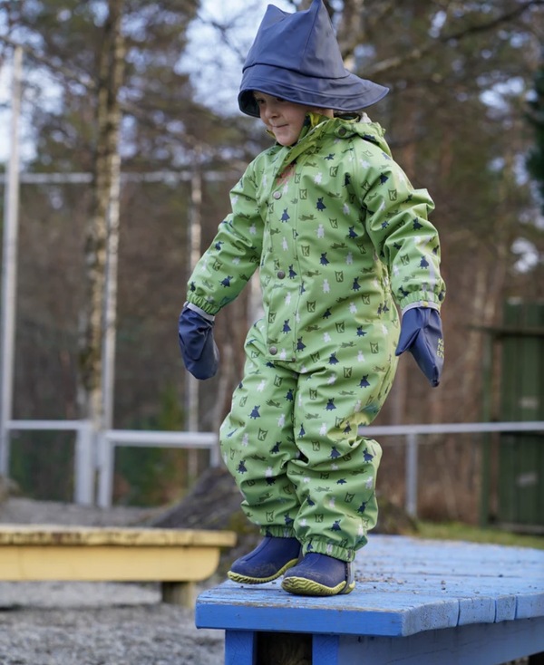 Kattnakken Heilårsregndress Hagl Supergrønn 