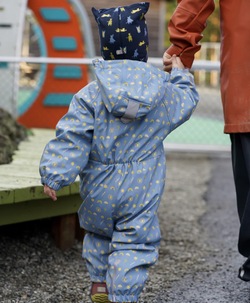 Kattnakken Babyregndress Dugg Mjuk Blå  Mjuk blå - Kattnakken