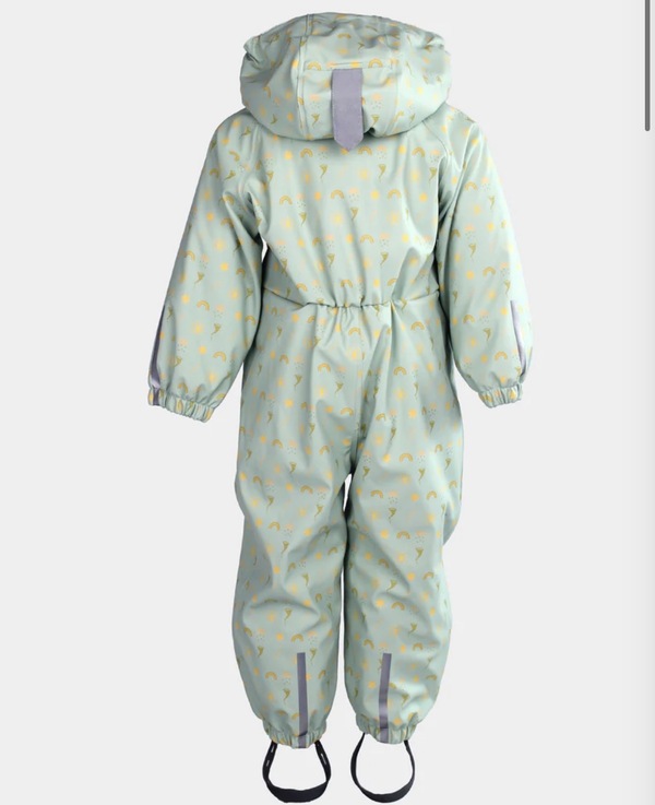 Kattnakken Babyregndress Dugg Jane Pistasj 