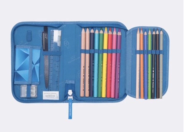 Beckmann pennal Blue Lightning - levering februar