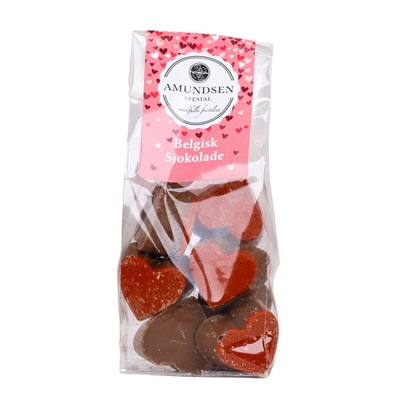 Sjokoladehjerter m/Karamell ikke relevant - Amundsen Spesial