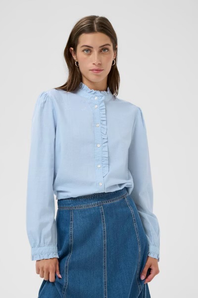 Glessia Skjorte m/rysjekant