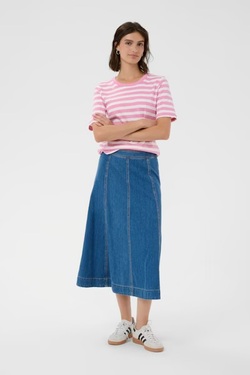 Ratana T-skjorte, striper Orchid Smoke Stripe - Part Two