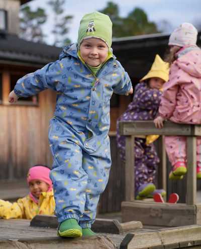 Kattnakken Heilårsregndress Hagl Mjuk blå - Kattnakken