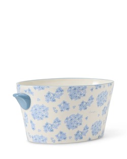 Blomsterpotte m/Hank i Steintøy Blå - Lexington