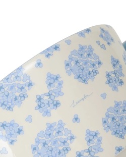 Blomsterpotte m/Hank i Steintøy Blå - Lexington