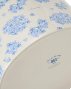 Blomsterpotte m/Hank i Steintøy Blå - Lexington