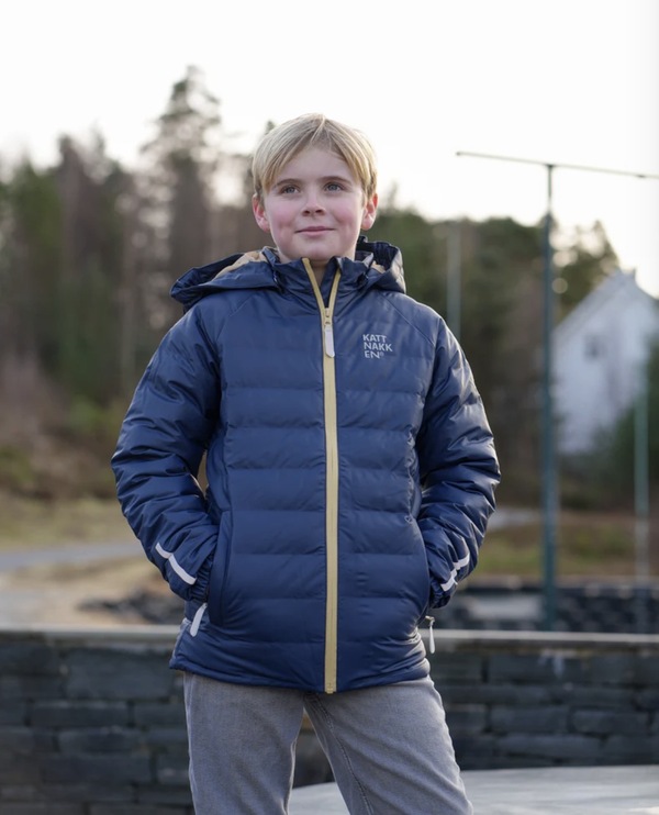 Kattnakken regnboblejakke Dis Marine