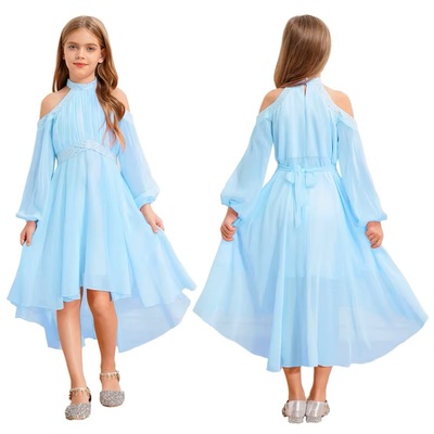 Kjole med stener Lys blå - Guttogpike