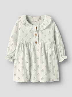 NBBALIA LS LOOSE BODY DRESS LIL ATELIER coconut milk - LIL`ATELIER