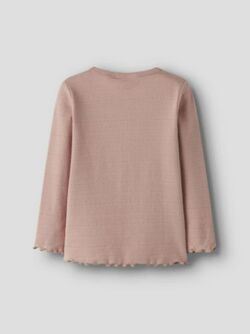 NMFDIMIA LS SLIM TOP LIL ATELIER Misty Rose - LIL`ATELIER
