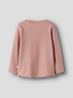 NMFDIMIA LS SLIM TOP LIL ATELIER Misty Rose - LIL`ATELIER