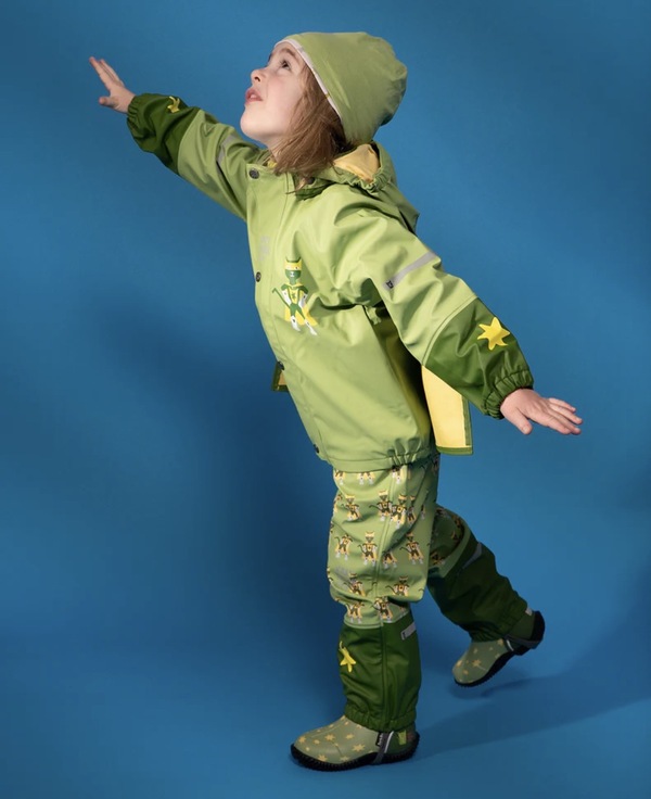 Kattnakken Regnsett Plask Superhelt Supergrønn - kjem iløpet av febuar