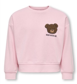 KMGWILMA LIFE LS LOOSE O-NECK SWEAT Romance Rose CLOUD DANCER - Kids Only 