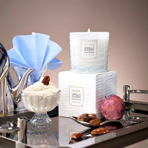 Duftlys - Vanilla Sunday 340g, 60t