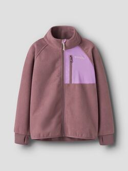NKNMOVE03 WINDFLEECE JACKET Grape Shake - Name It