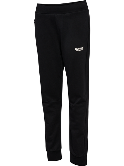 hmlJR REGULAR ADJ WAIST PANTS Svart - Hummel